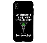Carcasa para iPhone XS MAX Drinks Well with Others St Patrick's Tini bit Irish Drinking
