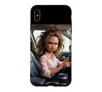 Carcasa para iPhone XS MAX Driving To Work Meme Funny