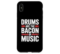 Carcasa para iPhone XS MAX Drums Are The Bacon of Music