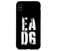 Carcasa para iPhone XS MAX EADG - Bajista o Bajista de Estilo Grunge Envejecido