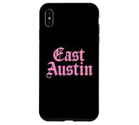 Carcasa para iPhone XS MAX East Austin Texas 512 737 Activismo artístico Mexicano Americano Rosa