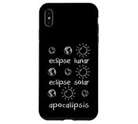 Carcasa para iPhone XS MAX Eclipse Solar Lunar y Apocalipsis - Ciencia Divertida