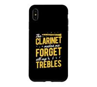 Carcasa para iPhone XS MAX El Clarinete me Hace Olvidar Todos mis Agudos