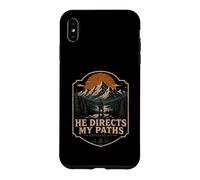 Carcasa para iPhone XS MAX Él Dirige mis Caminos Proverbios 3 6 Montaña