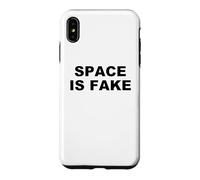 Carcasa para iPhone XS MAX El Espacio es Falsa y Divertida teoría de la conspiración