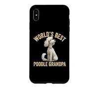 Carcasa para iPhone XS MAX El Mejor caniche del Mundo Abuelo Lindo caniche Blanco Cachorro Abuelo