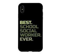 Carcasa para iPhone XS MAX El Mejor Trabajador Social Escolar jamás enseñado a educar al Maestro