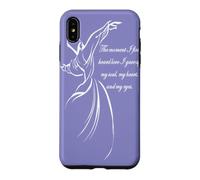 Carcasa para iPhone XS MAX El Momento en Que escuché Amor por Primera Vez renuncié a mi Alma Derviche