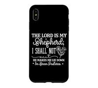 Carcasa para iPhone XS MAX El Señor es mi Pastor; Nada me faltará - Cita de fe