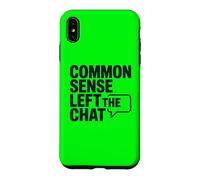 Carcasa para iPhone XS MAX El Sentido común Antisocial dejó el Chat Anti Gente estúpida