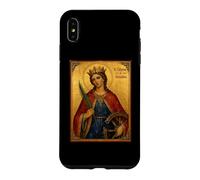 Carcasa para iPhone XS MAX Elegant Catholic Icon of St. Catherine of Alexandria