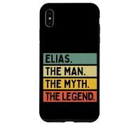 Carcasa para iPhone XS MAX Elias The Man The Myth The Legend - Cita Personalizada Divertida