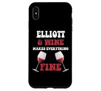 Carcasa para iPhone XS MAX Elliott and Wine Make Everything Fine Name Elliott