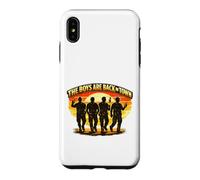 Carcasa para iPhone XS MAX Emblema de reunión de The Boys Are Back in Town Brotherhood Divertido
