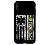 Carcasa para iPhone XS MAX Emergency Room Technician Nurse Nursing Technicians ER Tech