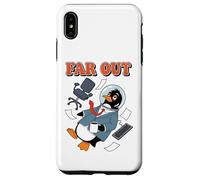 Carcasa para iPhone XS MAX Empleado de Oficina de Dreamy Penguin Lejos y Fuera Motivación