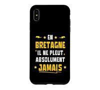 Carcasa para iPhone XS MAX En Bretaña Nunca llueve Absolutamente Humor Breton