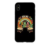 Carcasa para iPhone XS MAX En Mi Era Bilingüe Diseño de Profesor de Lengua Dual