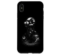 Carcasa para iPhone XS MAX Encantador Ritual de Luna de Bruja de Halloween con Magia