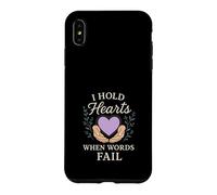 Carcasa para iPhone XS MAX Enfermera de hospicio Cuidados paliativos RN Compasión Trabajo Final de la Vida
