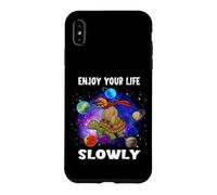 Carcasa para iPhone XS MAX Enjoy Your Life Slowly Turtle Sloth Funny Sloths Turtles