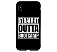 Carcasa para iPhone XS MAX Entrenamiento Divertido Straight Outta Boot Camp