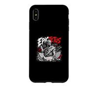 Carcasa para iPhone XS MAX Epicteto Amor con Estatua Romana de la filosofía estoica de Fati