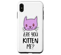 Carcasa para iPhone XS MAX ¿Eres Gatito, Tengo razón? Signo de maullido, Gatito Divertido