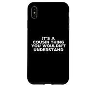 Carcasa para iPhone XS MAX Es una Cosa de primos Que no entenderías el diseño