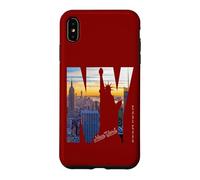 Carcasa para iPhone XS MAX ESB Empire State Ciudad de Nueva York, Nueva York, Estados Unidos, Top Rock, NY_
