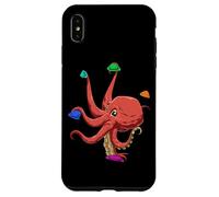 Carcasa para iPhone XS MAX Escalada Divertida En Roca Octopus Rock Climbing