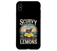 Carcasa para iPhone XS MAX Escorbuto Cuando la Vida no te da Limones Cita Divertida