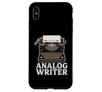 Carcasa para iPhone XS MAX Escritor analógico Máquina de Escribir Vintage Autor de la Vieja Escuela