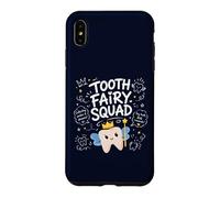 Carcasa para iPhone XS MAX Escuadrón de Hadas de los Dientes Lindo Dentista Kawaii higienista Dental