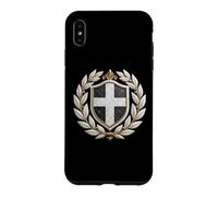 Carcasa para iPhone XS MAX Escudo de Armas de Grecia - Bandera Griega