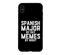Carcasa para iPhone XS MAX Español Mayor De Día Memes Noche Diversión Estudiante Hispana Latina