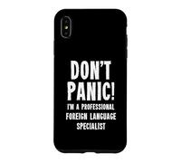 Carcasa para iPhone XS MAX Especialista en Lenguas Extranjeras