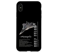 Carcasa para iPhone XS MAX Especificaciones del Caza a reacción SU57 Felon