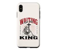 Carcasa para iPhone XS MAX Esperando al Rey Esqueleto Cristiano Arte bíblico
