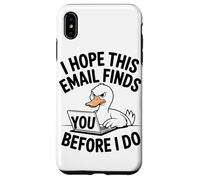 Carcasa para iPhone XS MAX Espero Que Este Email Te Encuentre Antes Que A Mi Angry Duck