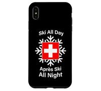 Carcasa para iPhone XS MAX Esquí Todo el Día Après Esquí Toda la Noche Suiza