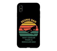 Carcasa para iPhone XS MAX Esquiando papá para Padre Que esquís Vintage Divertido Camino Enfriador