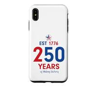 Carcasa para iPhone XS MAX EST 1776 250 Years of Making History Patriotic American USA