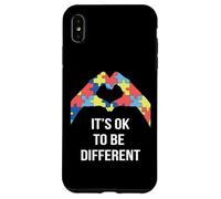 Carcasa para iPhone XS MAX Está Bien ser Diferente Aceptación del Mes de concienciación sobre el Autismo