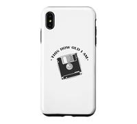 Carcasa para iPhone XS MAX Esta es la Edad Que Tengo Diskette Retrospecter Module