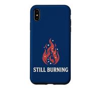 Carcasa para iPhone XS MAX Estados Unidos 250 Aún ardiendo Estrellas Patrióticas de Llama América 2026