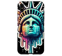 Carcasa para iPhone XS MAX Estatua de la Libertad, Nueva York, EE.UU., Gotham, américa diseño