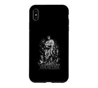 Carcasa para iPhone XS MAX Estatua epicúrea del filósofo Romano de Lucrecio