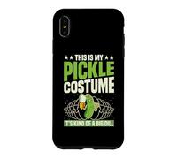 Carcasa para iPhone XS MAX Este es mi Disfraz de pepinillo Disfraz de eneldo de Comida de Halloween