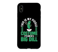 Carcasa para iPhone XS MAX Este es mi Disfraz de pepinillo Disfraz de eneldo de Comida de Halloween